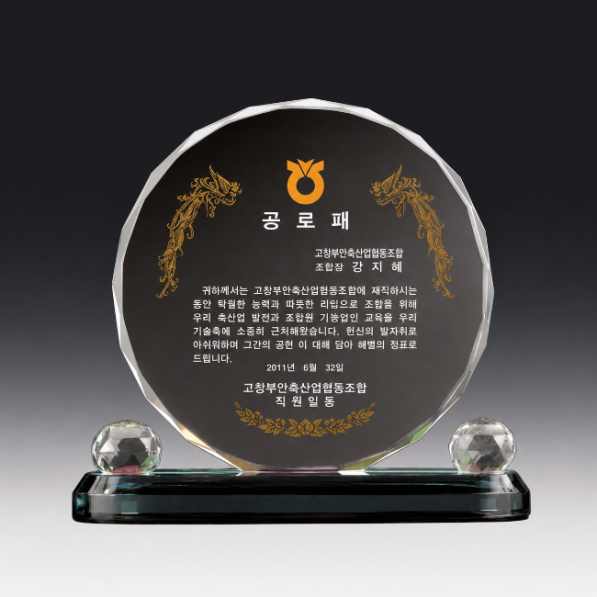 크리스탈상패 60